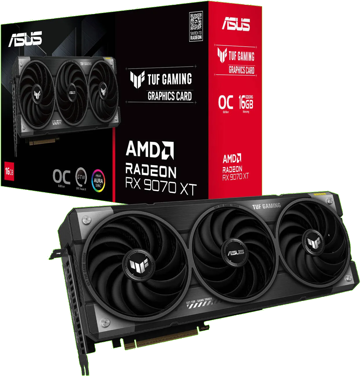Asus Radeon RX 9070 XT TUF Gaming OC 16GB GDDR6
