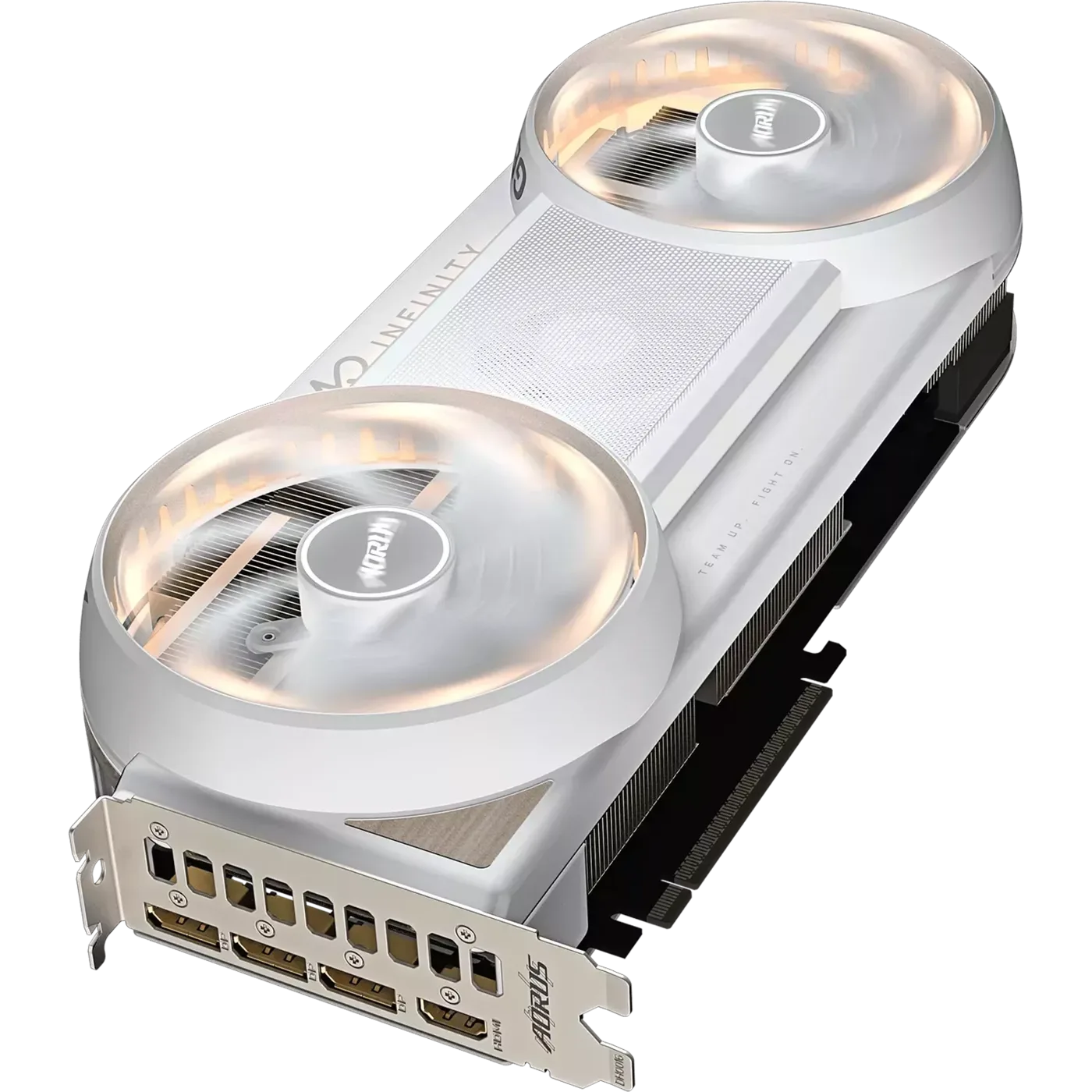Gigabyte AORUS GeForce RTX 5080 INFINITY WOOD 16G - Blanc