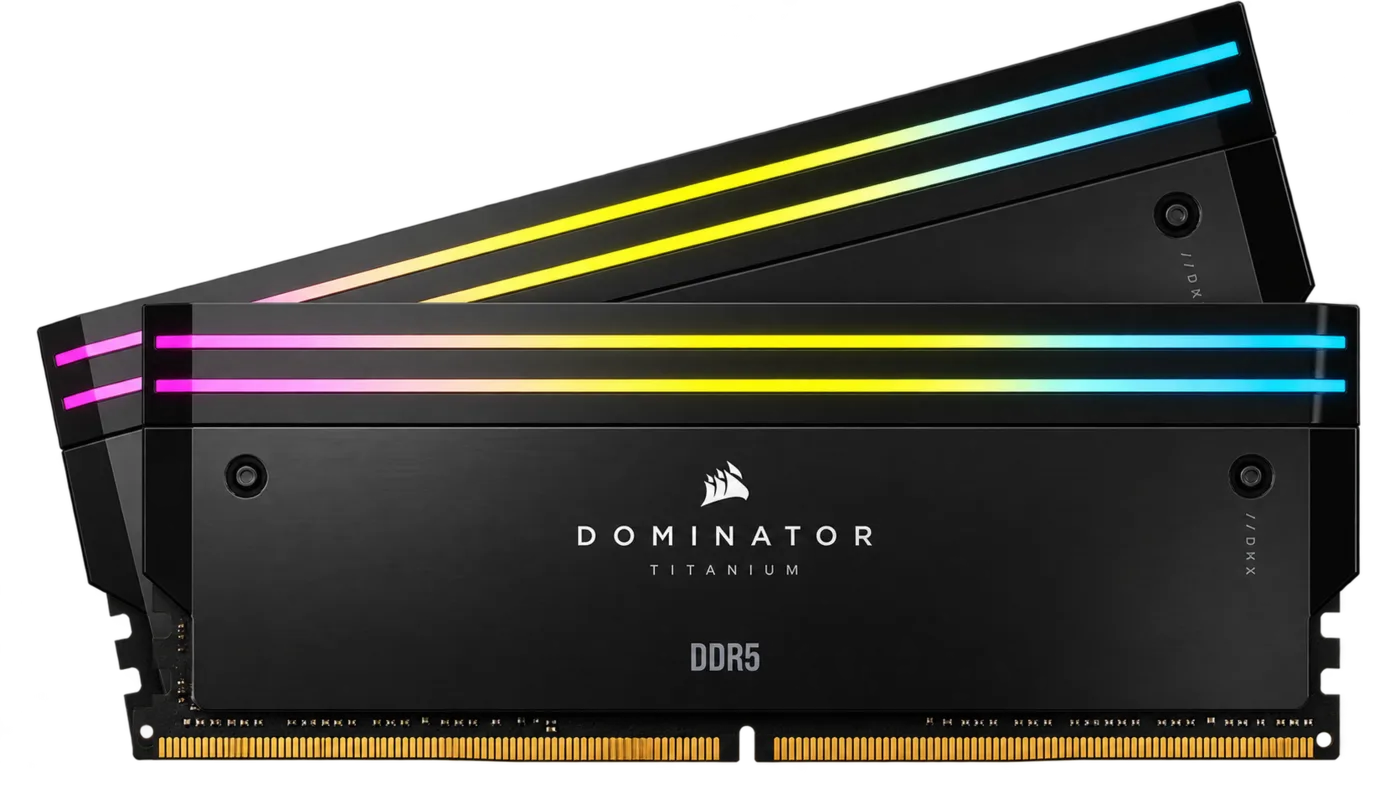 RAM Corsair Dominator Titanium CMP64GX5M2B6400C32 module de mémoire 64 Go 2 x 32 Go DDR5 6400 MHz