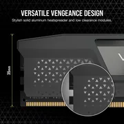 VENGEANCE® 32GB (2x16GB) DDR5 DRAM Up To 5200MT/s CL40 AMD EXPO & Intel XMP Memory Kit