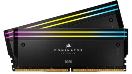 RAM Corsair Dominator Titanium CMP64GX5M2B6400C32 module de mémoire 64 Go 2 x 32 Go DDR5 6400 MHz